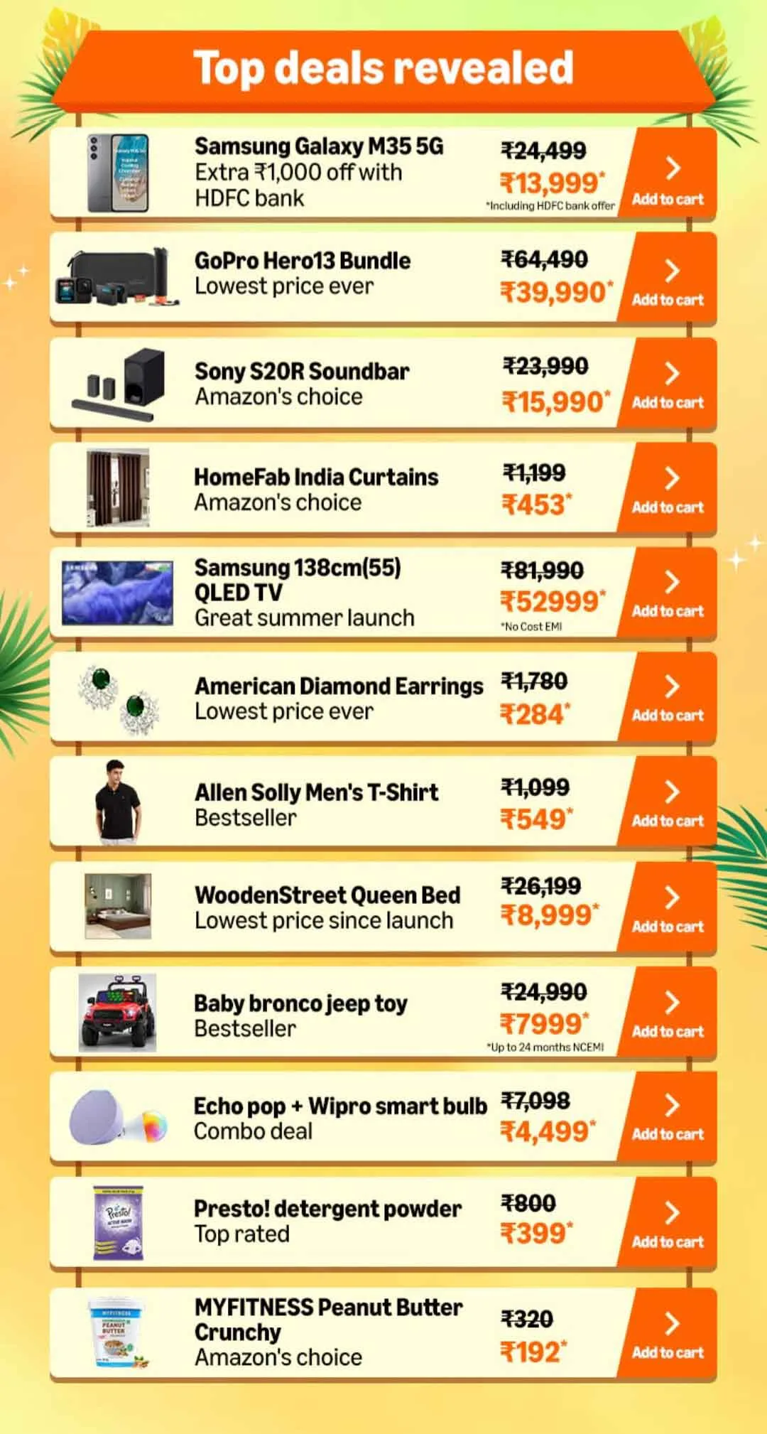 amazon sumnmer sale deals