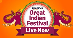 Amazon Great Indian Festival Sale > Live Now
